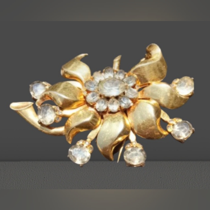 Eisenberg Original 1930s Fur Clip Brooch Rare